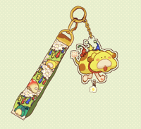 space pup & pals keychain