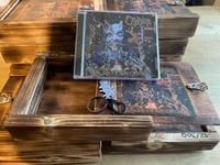 Image 2 of Handmade "The Age of the Offended" CD box and Cadaver keyring. Lim.Ed. 100