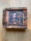 Handmade "The Age of the Offended" CD box and Cadaver keyring. Lim.Ed. 300
