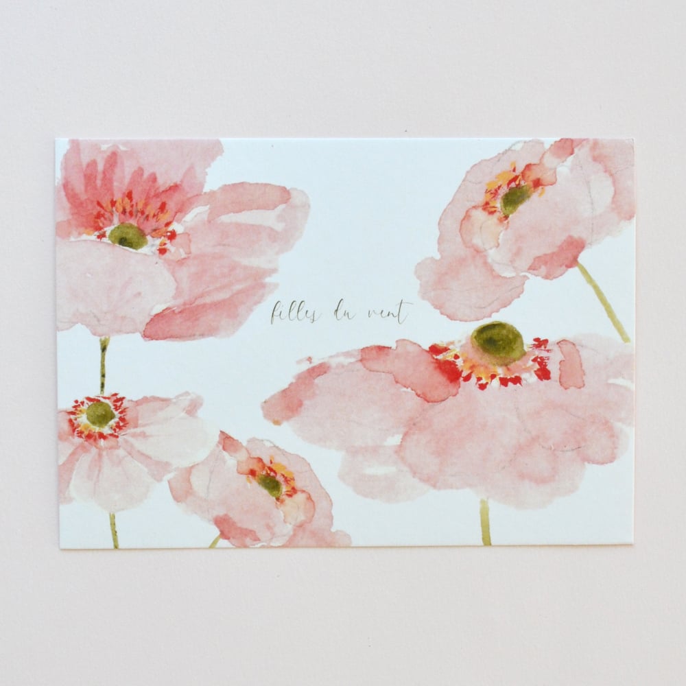 Image of CARTE POSTALE "filles du vent"