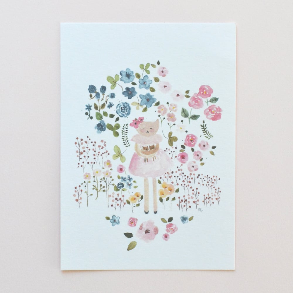 Image of CARTE POSTALE "petit chat"