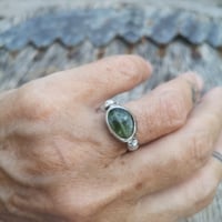Image 1 of Green Tourmaline Ring, US 6.5