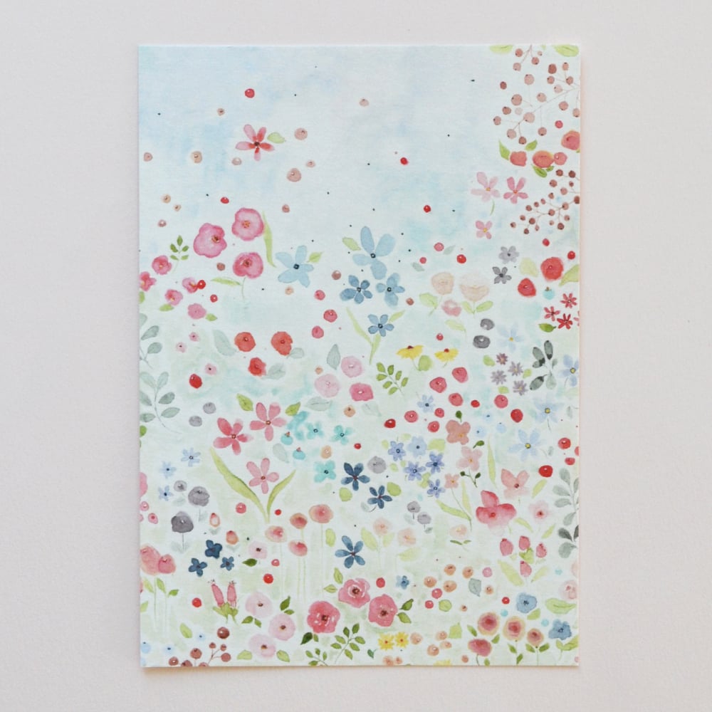 Image of CARTE POSTALE "Fleurs d'artifice"