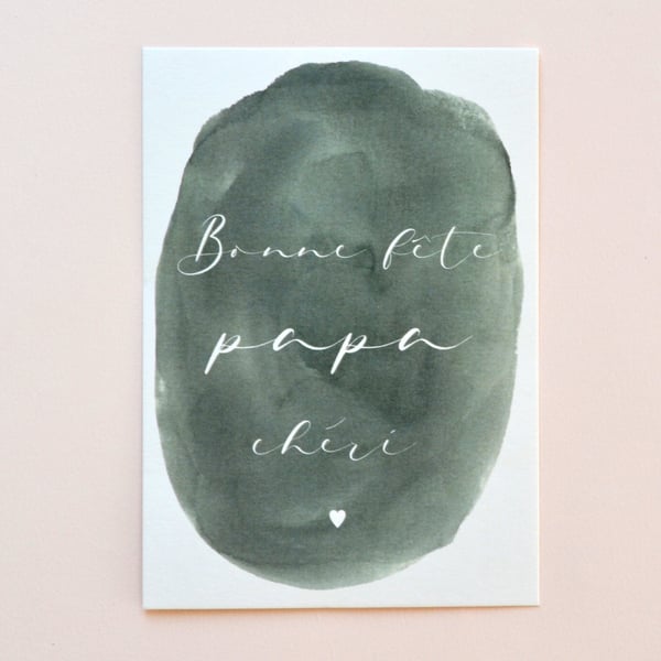 Image of CARTE POSTALE "Papa"