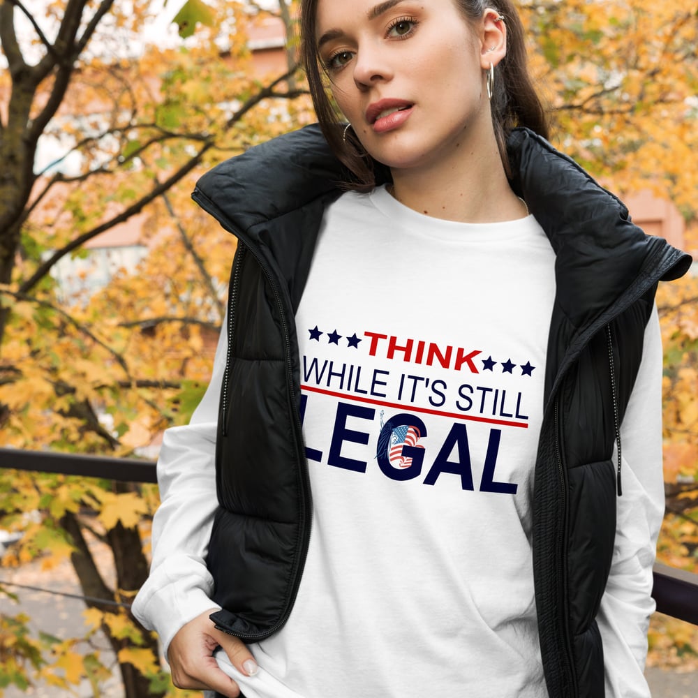 Image of TEE-SHIRT COTON LAVE UNISEXE "THINK" USA-UK-CANADA