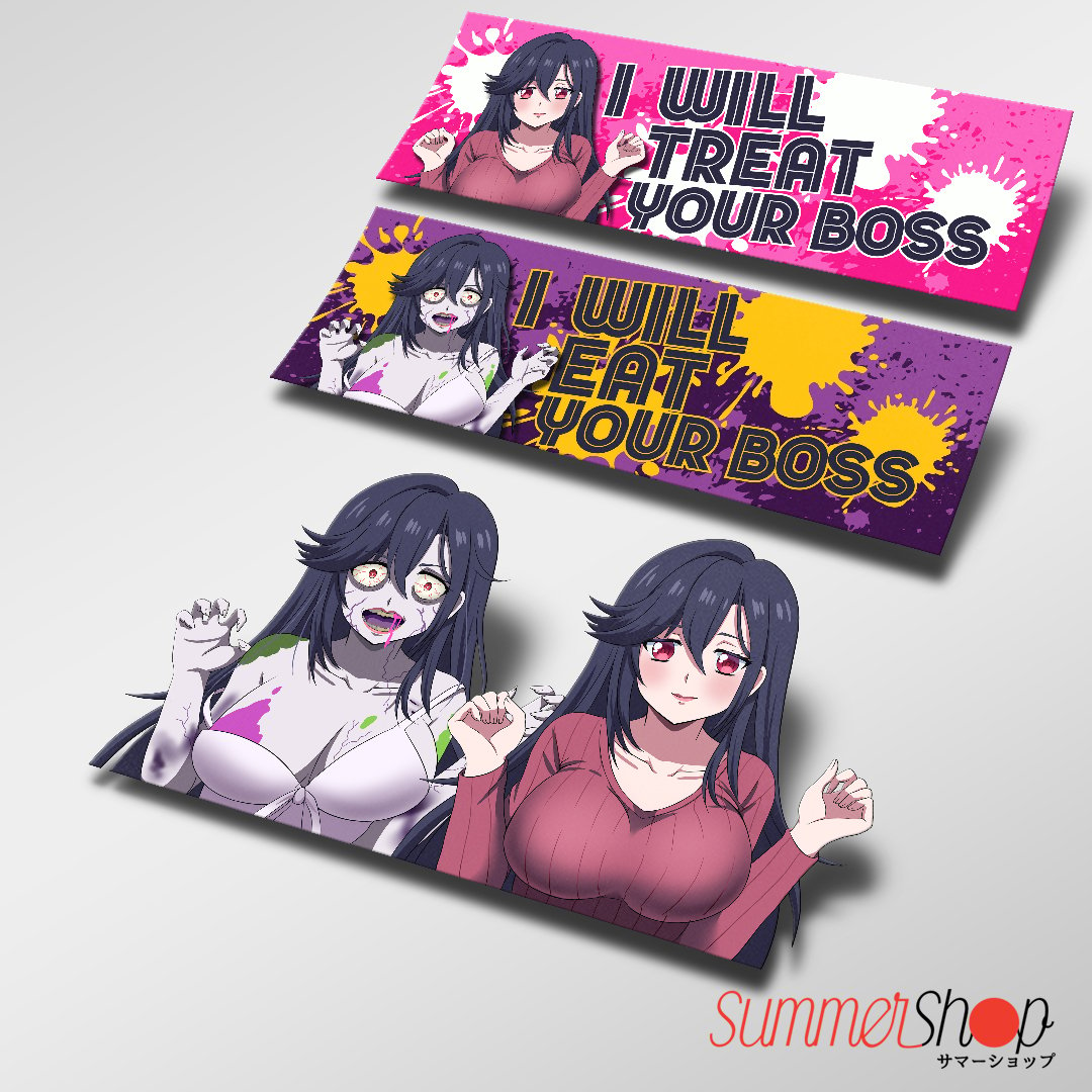 Zom 100 ; Bucket List of the Dead Shizuka, Saori, Beatrix Slaps and Diecut  | Summershop