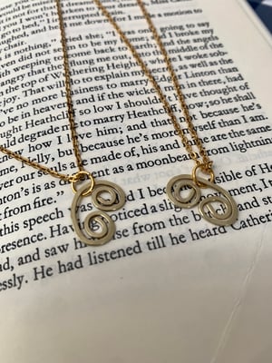 Image of 'Same Souls" recycled brass necklace