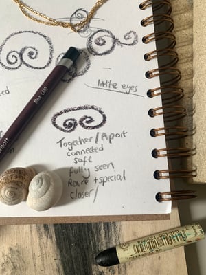 Image of 'Same Souls" recycled brass necklace