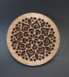 Mandala Wood Coaster - set of 4