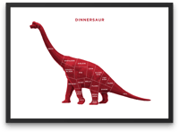 Image 3 of DINNERSAUR print
