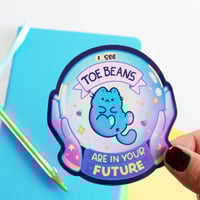 Image 1 of TOE BEANS Crystal Ball Sticker