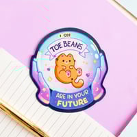 Image 3 of TOE BEANS Crystal Ball Sticker