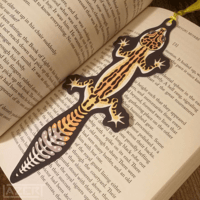 Image 1 of Leopard Gecko - Canvas Bookmarks