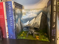 Image 4 of Officially Licensed Fourth Wing Tairn &  Andarna book nook