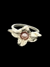 Image 3 of Withered Flower Ring with Pearl
