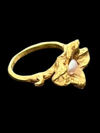 Image 4 of Withered Flower Ring with Pearl