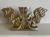 Image 1 of Duel chrome shift dragon book ends