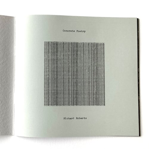 Image of Concrete Poetry