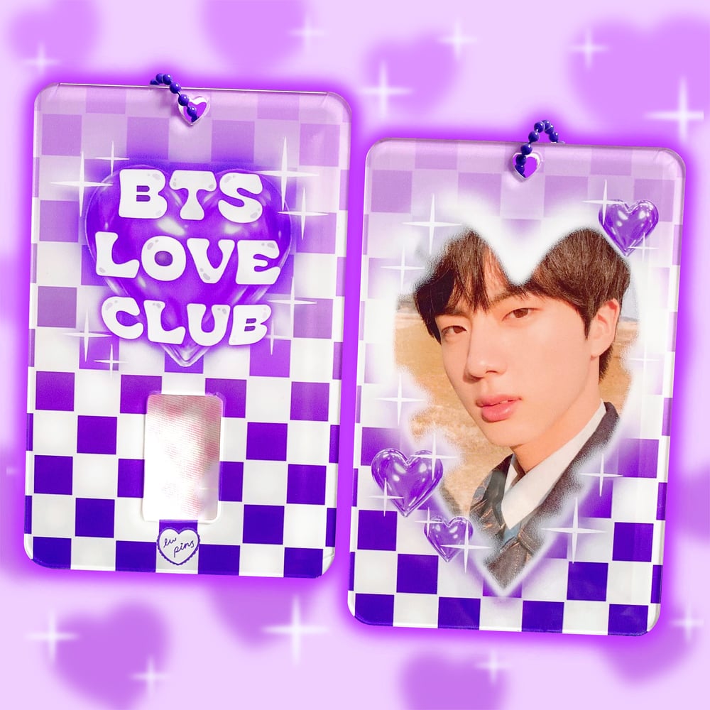 BTS Love Club Acrylic Photocard Holder