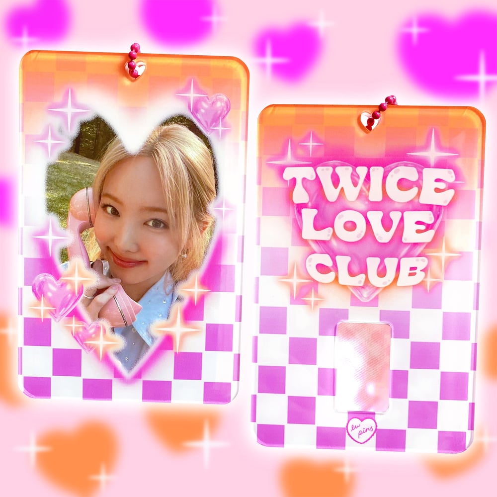 Twice Love Club Acrylic Photocard Holder