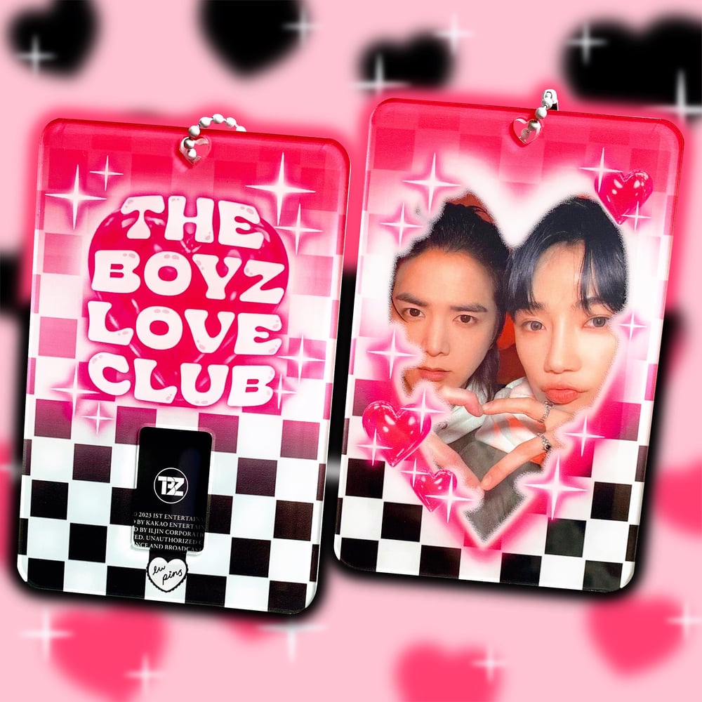 The Boyz Love Club Acrylic Photocard Holder