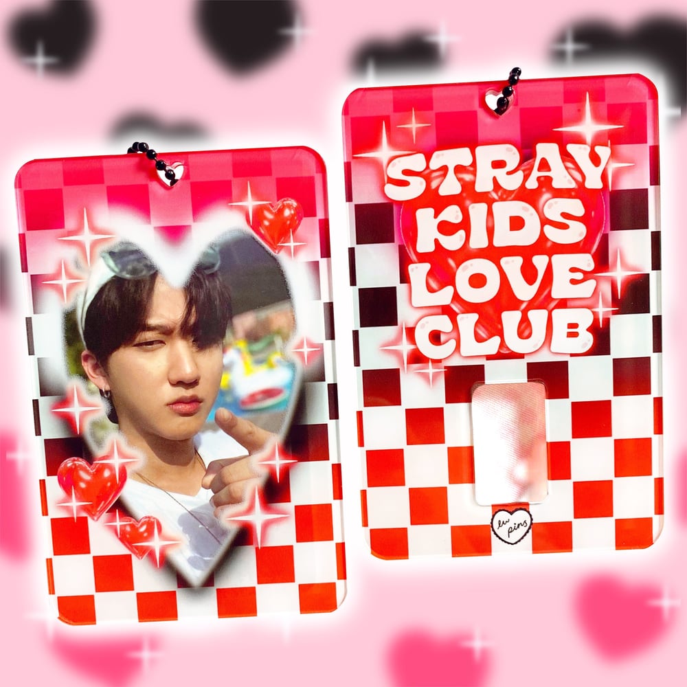 Stray Kids Love Club Acrylic Photocard Holder
