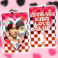 Image 1 of Stray Kids Love Club Acrylic Photocard Holder