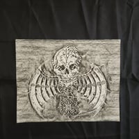 Image 1 of Moth Drakula - Charnel Nectar Grave Rubbing MEDIUM