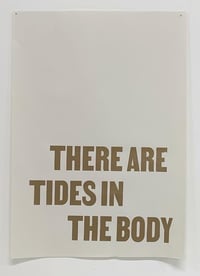 There are tides in the body