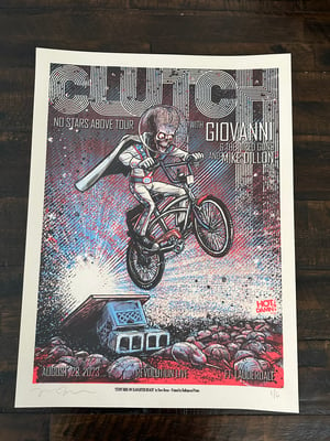 CLUTCH Gig Posters 2023 Fort Lauderdale Florida