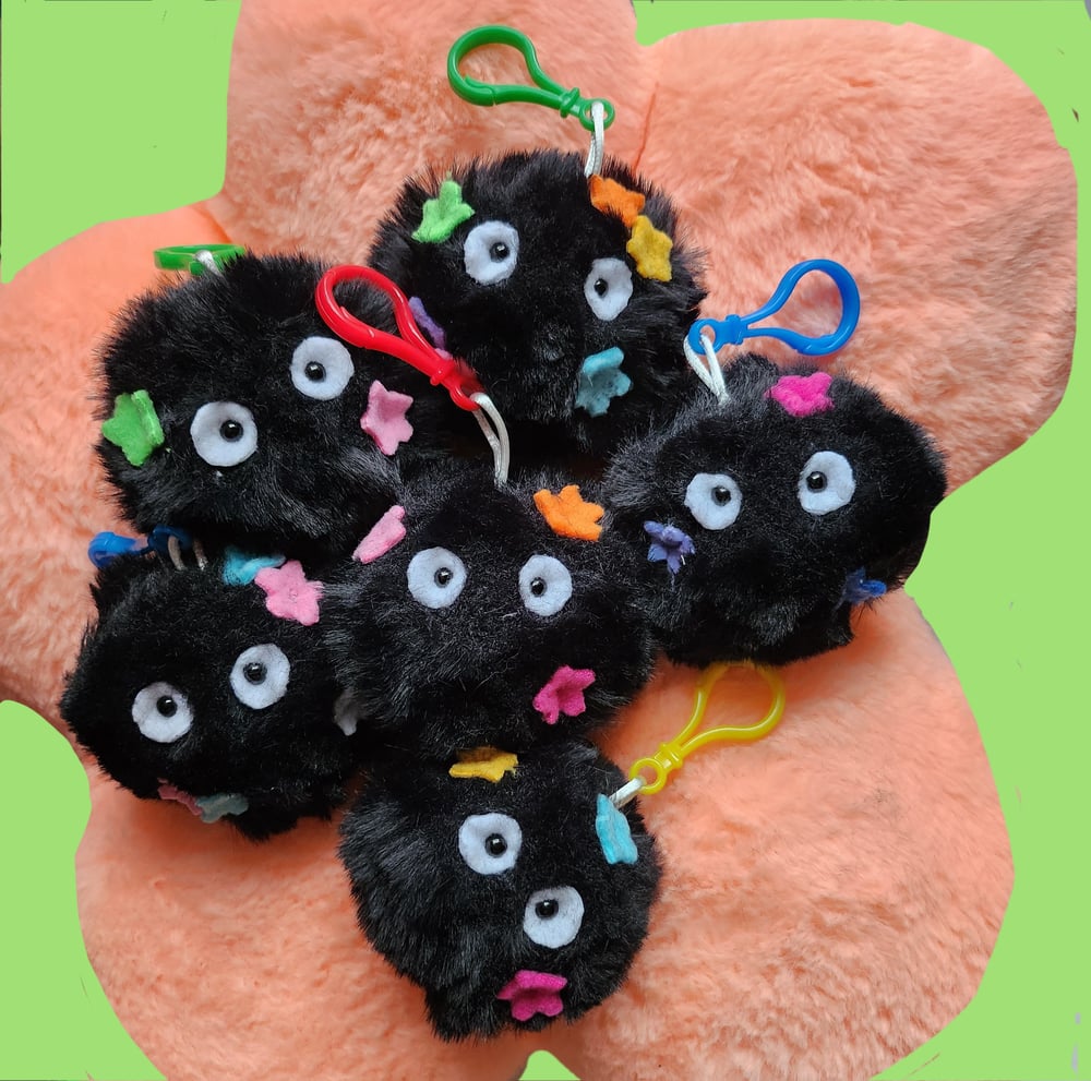 Pride Soot Sprite Plush Keychains | DIZZY LEOPARD SHOP