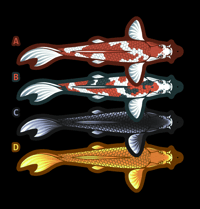 Image 2 of Koi - Canvas Bookmarks