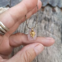 Image 1 of Morganite Gold Amulet