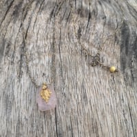 Image 3 of Morganite Gold Amulet