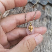 Image 5 of Morganite Gold Amulet