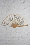 Eight Horses folding fan