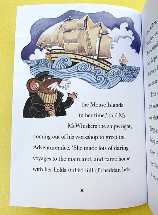 Mice on the Ice original art: Shipwright Mr McWhiskers