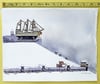 Mice on the Ice original art: Cheddar Princess on Skis