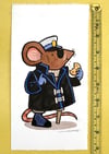 Mice on the Ice original art: Skipper Munches a Cookie