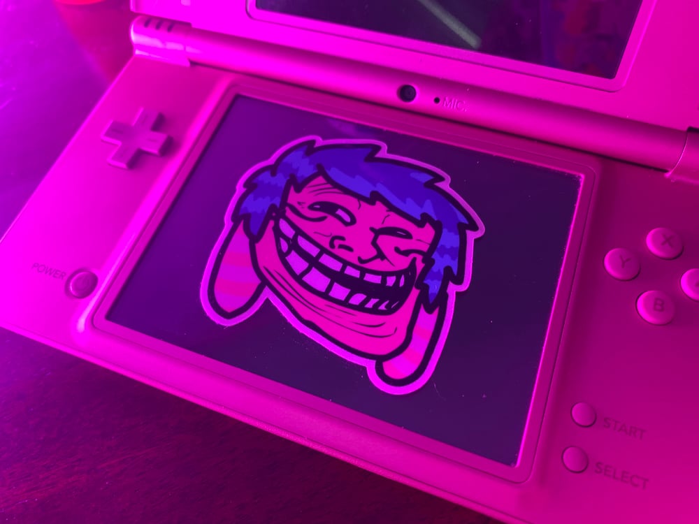 Image of KAJ STRIFE TROLLFACE STICKER