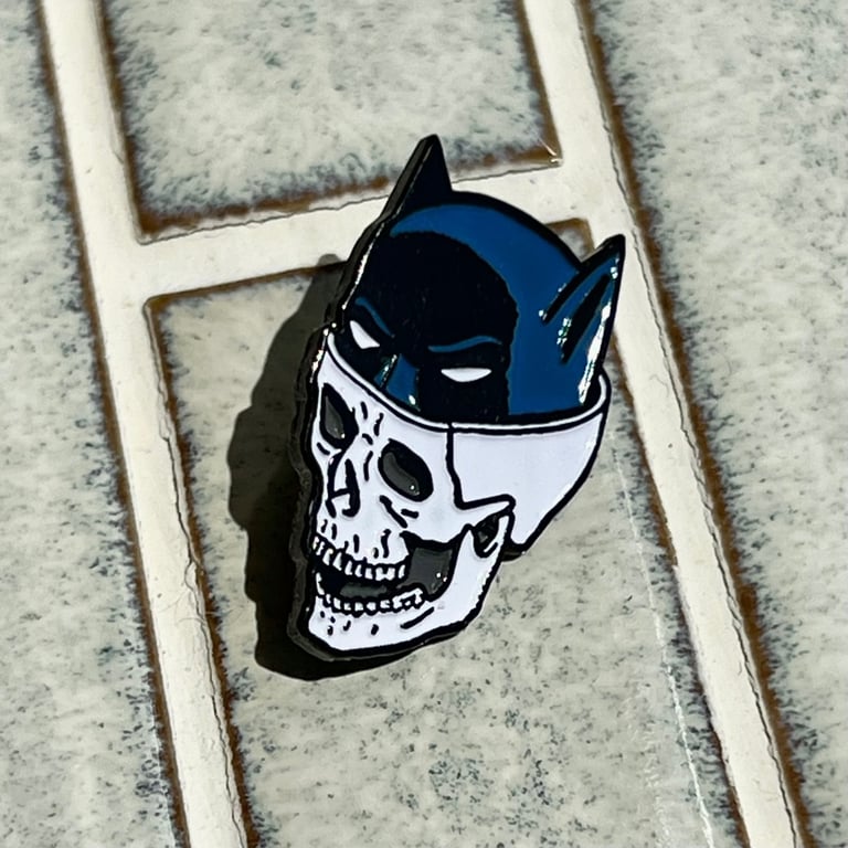 Bat Skull Pin Image 2
