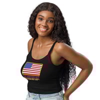 Image 12 of Stay; Women’s micro-rib tank top