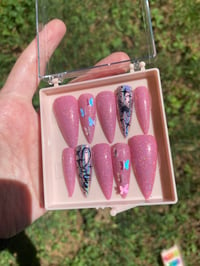 Image 2 of Love is Like a Butterfly Press On Nails