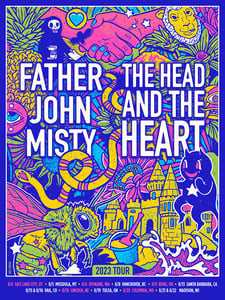 Image of The Head And The Heart / Father John Misty Main Show Poster