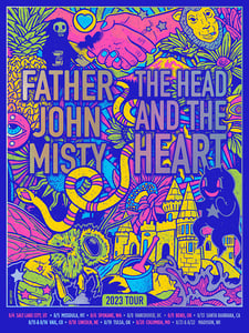 Image of The Head And The Heart / Father John Misty Rainbow Foil Variant