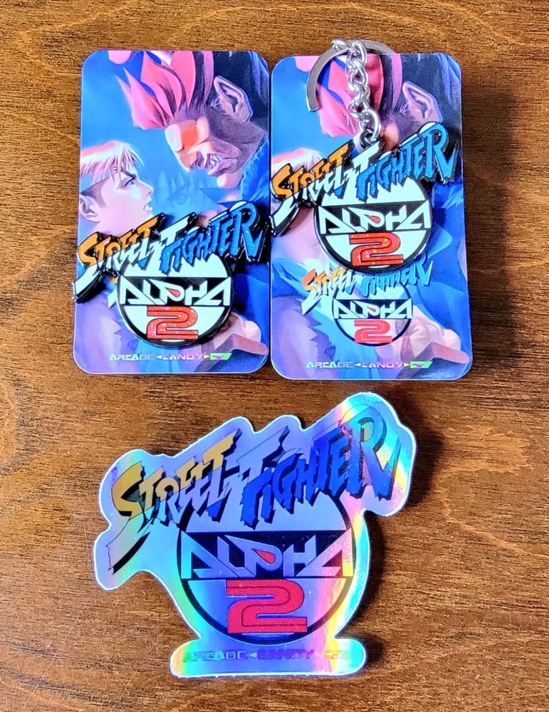 Image of Street Fighter Alpha 2 Pin/Keychain