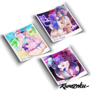 Image 1 of Illegal Waifu Collab Polaroid Stickers