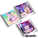 Image 2 of Illegal Waifu Collab Polaroid Stickers