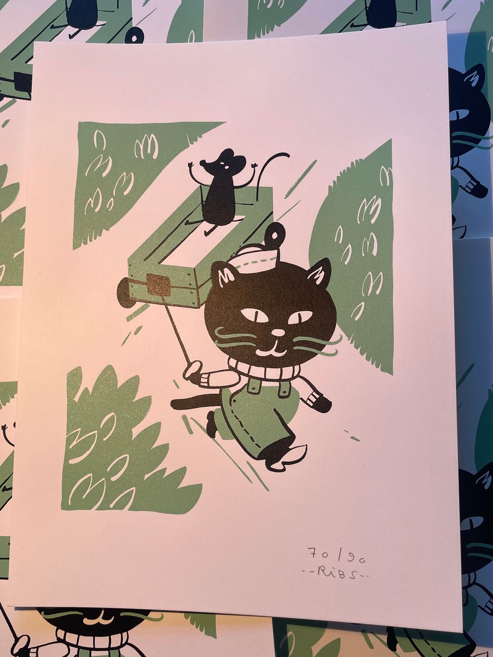 FOUND: Tiny Joe & Junior print series by STEVE