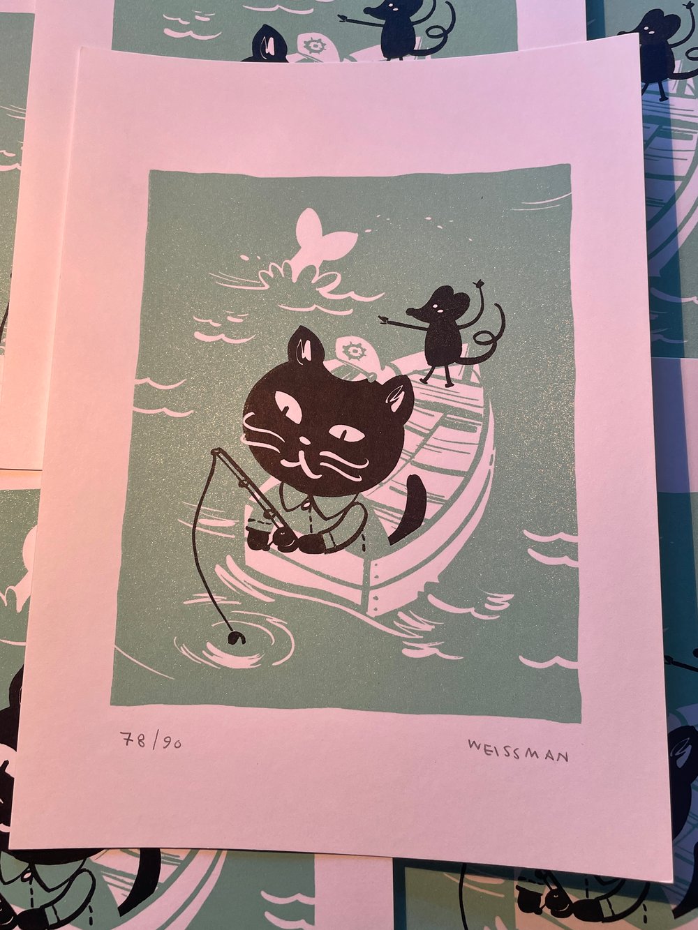 FOUND: Tiny Joe & Junior print series by STEVE